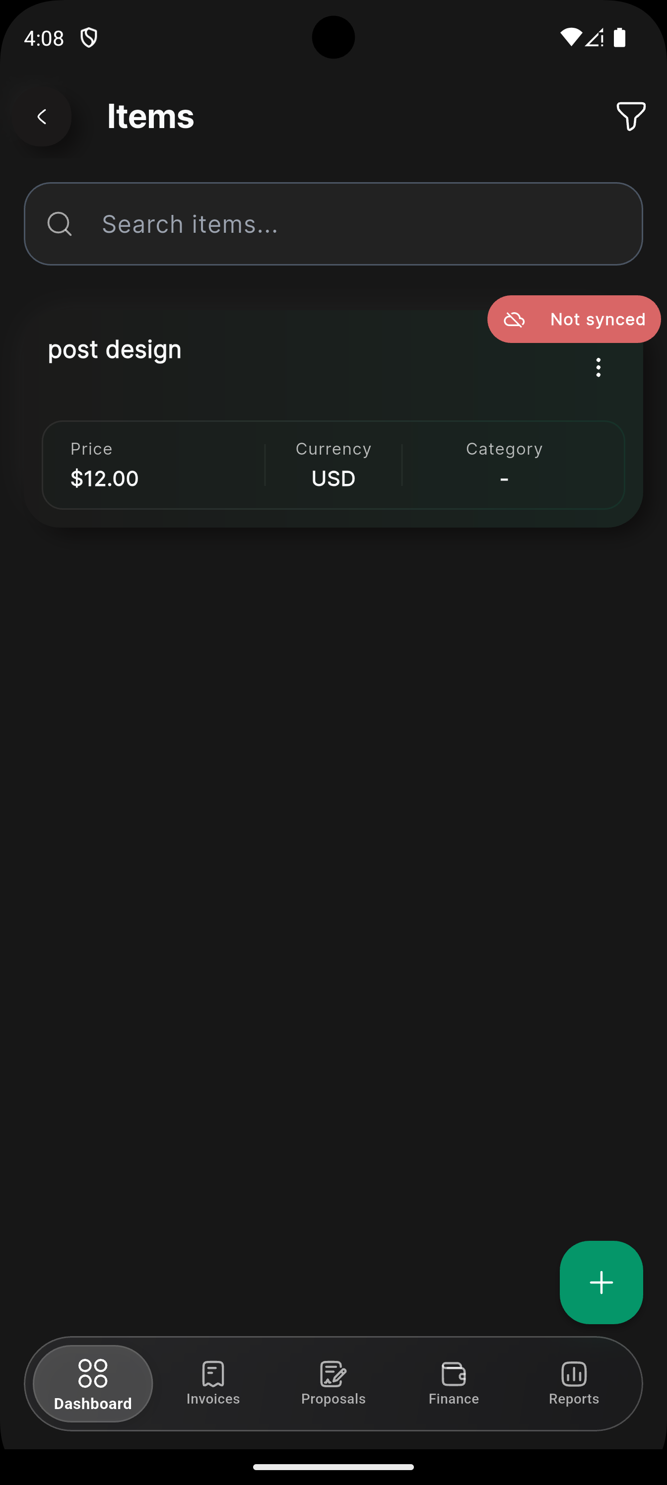 BreezeBiz - Items Catalog
