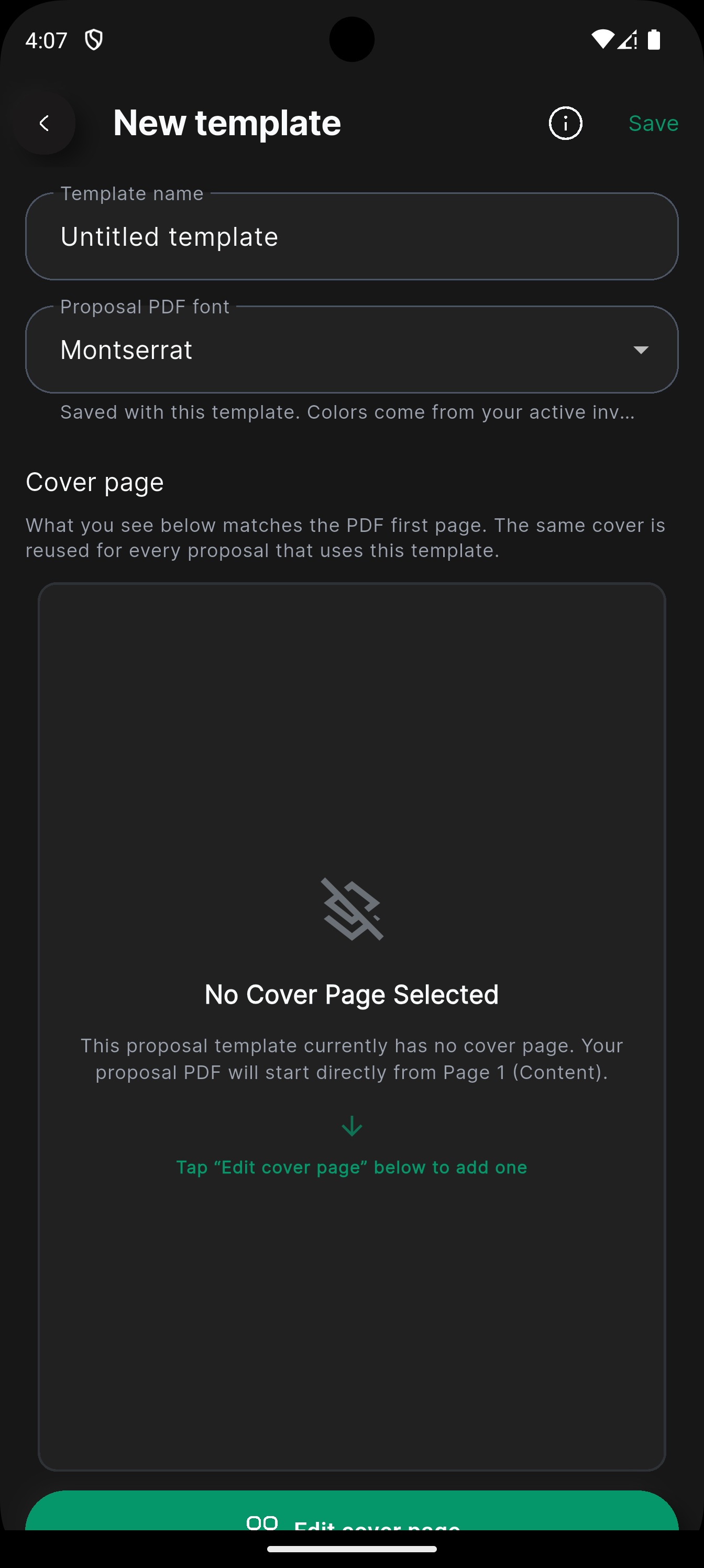 BreezeBiz - Proposal Editor